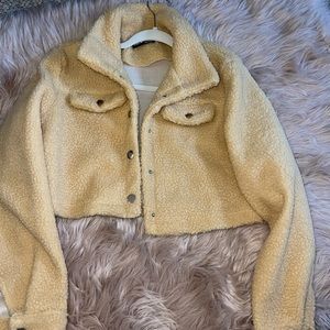 Cropped Teddie Jacket
